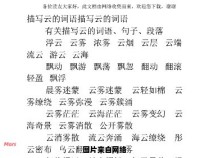 四个字成语中的云