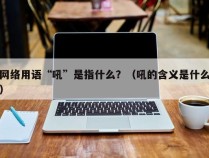 网络用语“吼”是指什么？（吼的含义是什么）