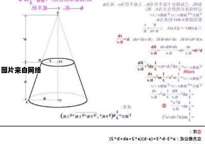 圆锥的容积和外表面积的计算公式