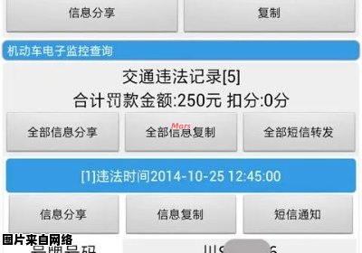 机动车交通违法信息查询网站