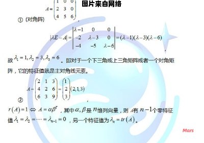 特征向量的求解方法详解