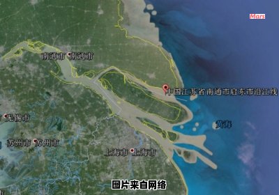 长江入海口的具体地理位置在哪里地图上？