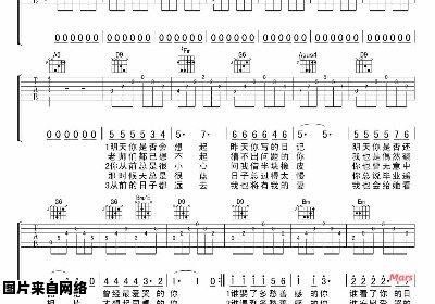 初学者的简单吉他曲谱集锦