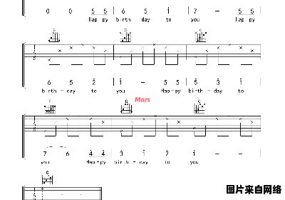 初学者的简单吉他曲谱集锦