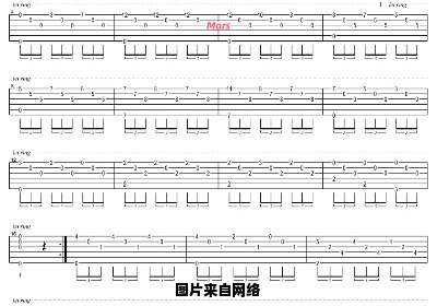 初学者的简单吉他曲谱集锦