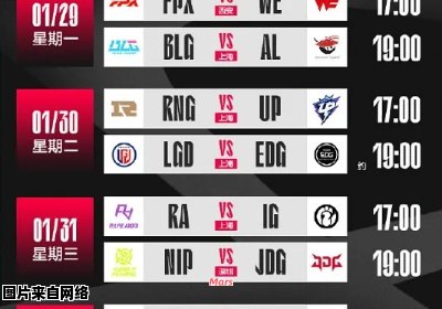 {lpl2022春季赛比赛日程安排}