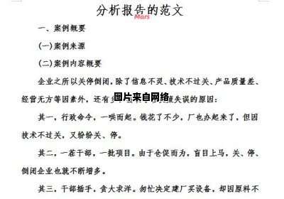 如何撰写一份完整的分析报告范文及格式